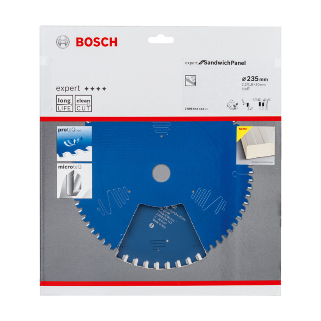 Bosch cirkelzaagblad Expert for Sandwich Panel 235 x 30 x 2,2 mm 50