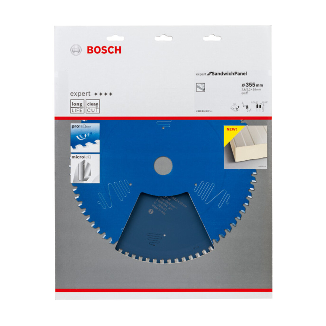 Bosch cirkelzaagblad Expert for Sandwich Panel 355 x 30 x 2,6 mm 80