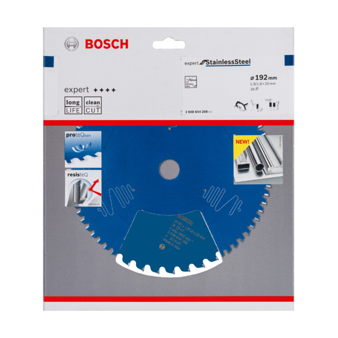 Bosch cirkelzaagblad Expert for Stainless Steel 192 x 20 x 1,9 x 38