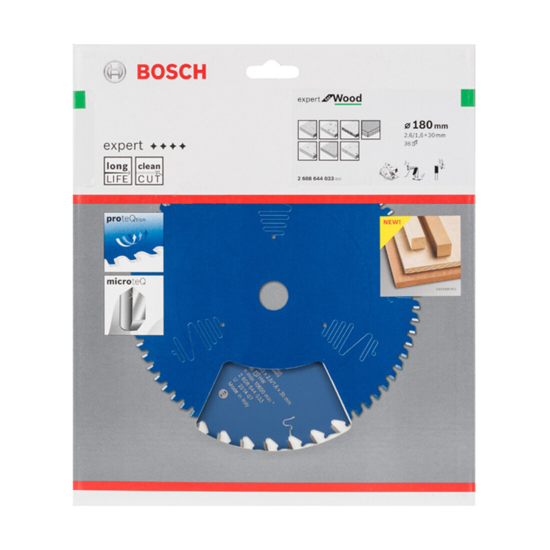 Bosch cirkelzaagblad Expert for Wood 180 x 30 x 2,6 mm 36