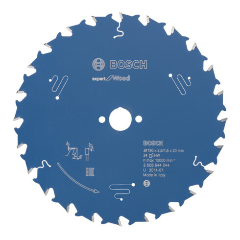 Bosch cirkelzaagblad Expert for Wood 190 x 20 x 2,6 mm 24