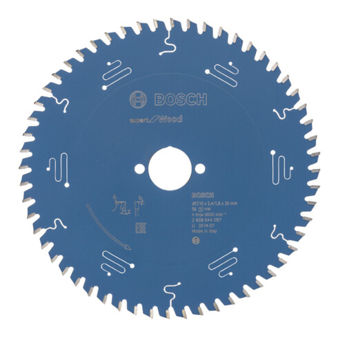 Bosch cirkelzaagblad Expert for Wood 210 x 30 x 2,4 mm 56