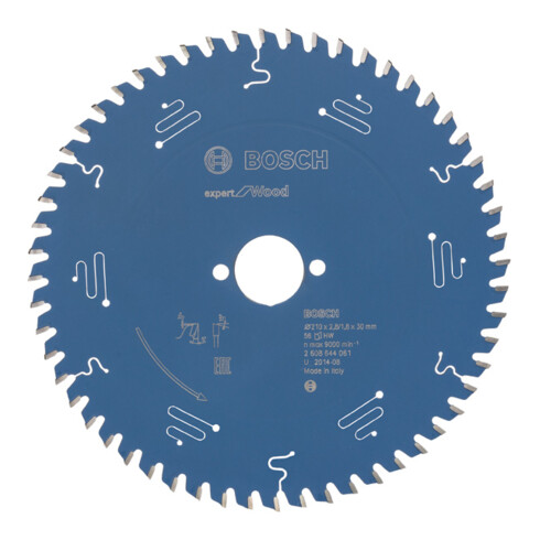 Bosch cirkelzaagblad Expert for Wood 210 x 30 x 2,8 mm 56