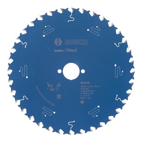 Bosch cirkelzaagblad Expert for Wood 230 x 30 x 2,8 mm 36