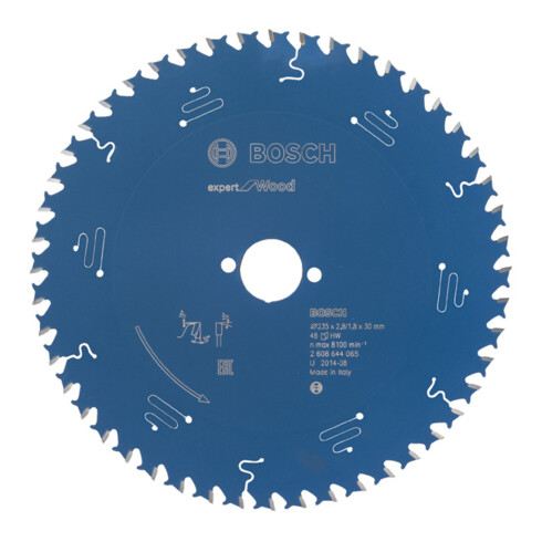 Bosch cirkelzaagblad Expert for Wood 235 x 30 x 2,8 mm 48