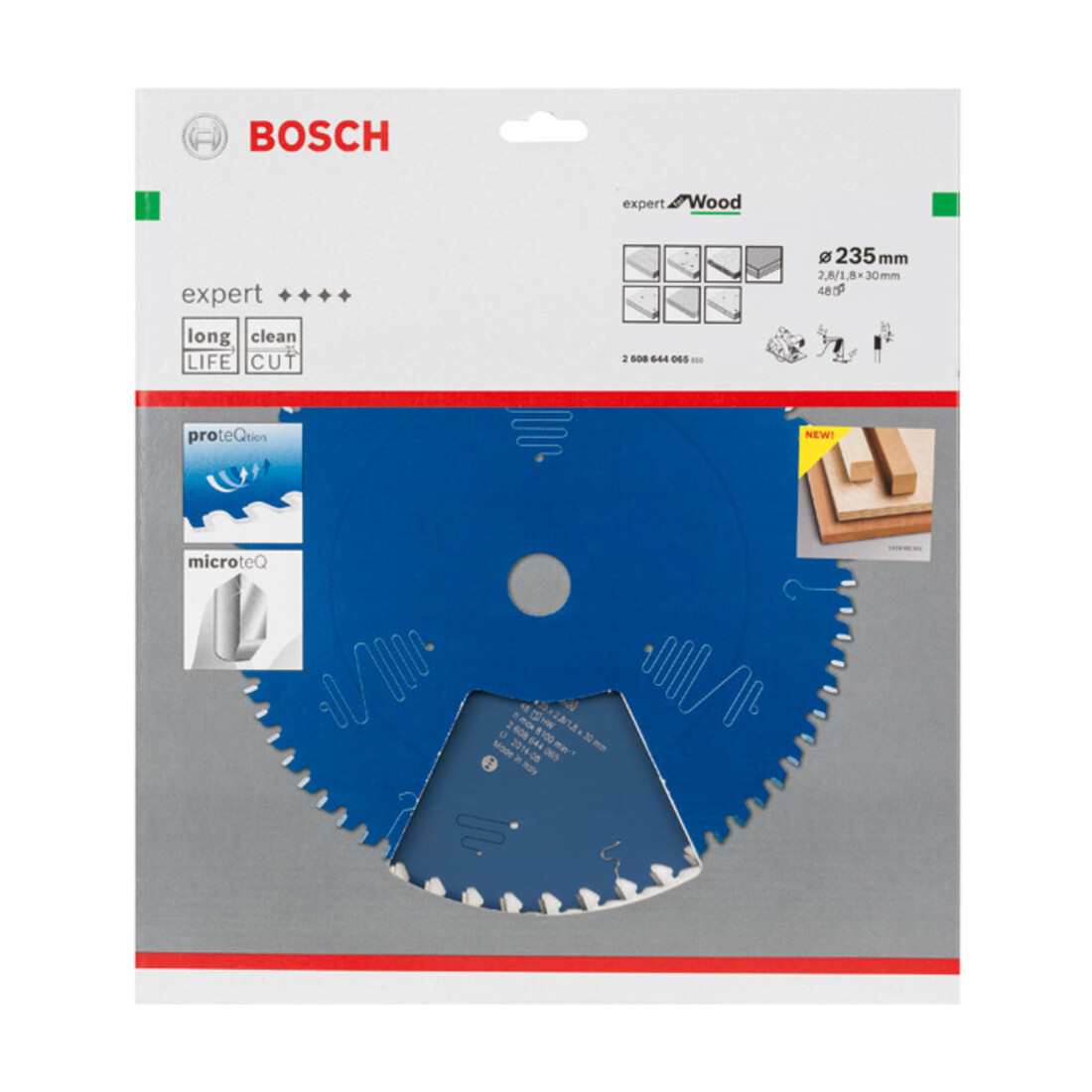 Bosch cirkelzaagblad Expert for Wood 235 x 30 x 2,8 mm 48