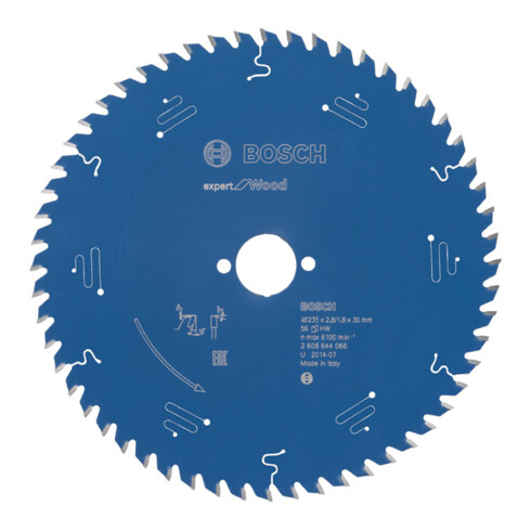 Bosch cirkelzaagblad Expert for Wood 235 x 30 x 2,8 mm 56