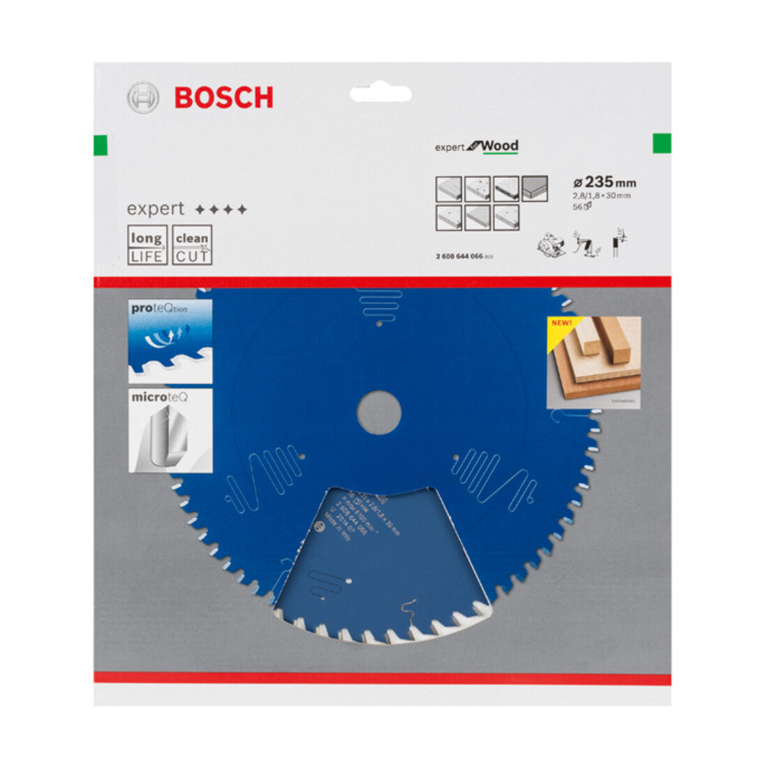 Bosch cirkelzaagblad Expert for Wood 235 x 30 x 2,8 mm 56