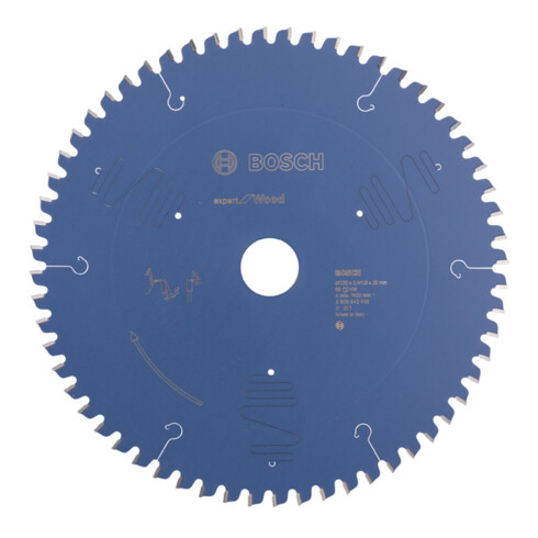 Bosch cirkelzaagblad Expert for Wood 250 x 30 x 2,4 mm 60