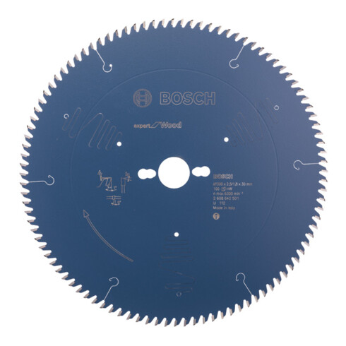 Bosch cirkelzaagblad Expert for Wood 300 x 30 x 2,5 mm 100