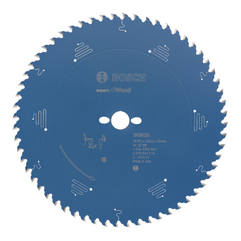 Bosch cirkelzaagblad Expert for Wood 355 x 30 x 3,0 mm 60