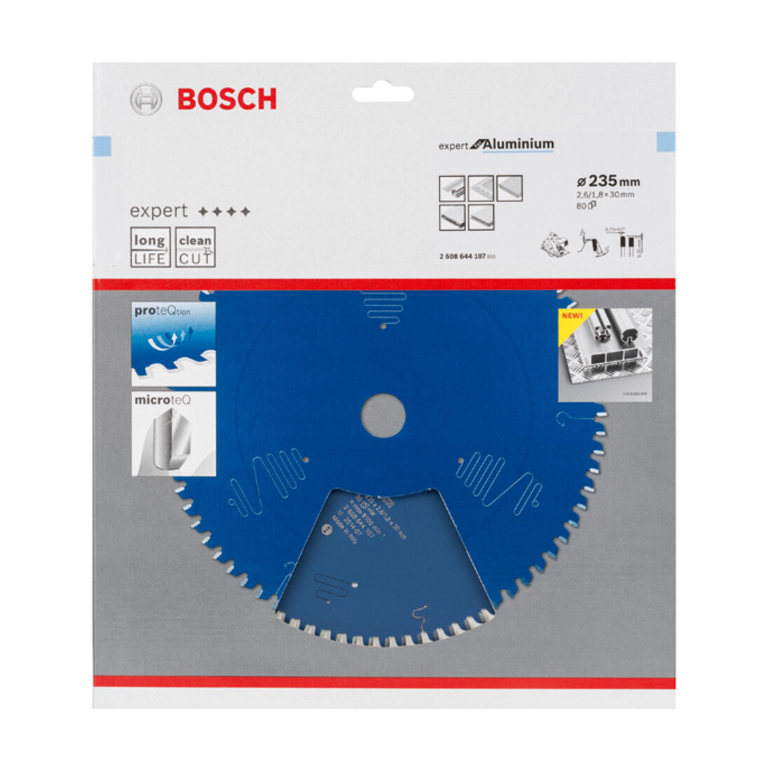 Bosch cirkelzaagblad Expert voor Aluminium 235 x 30 x 2,6 mm 80