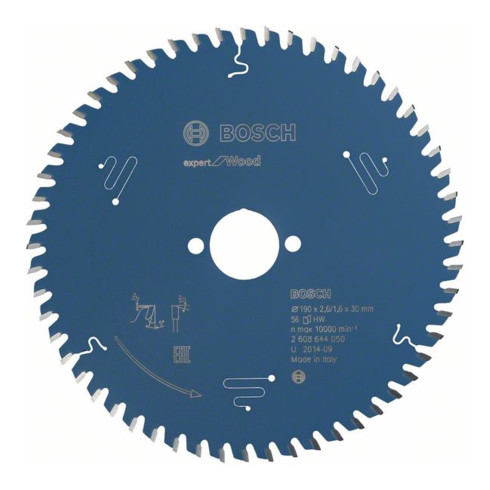 Bosch cirkelzaagblad Expert for Wood 190 x 30 x 2,6 mm 56