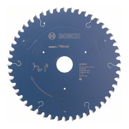 Bosch cirkelzaagblad Expert for Wood 210 x 30 x 2,4 mm 48