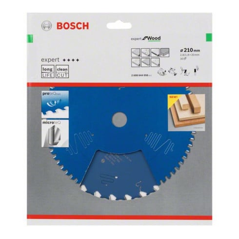 Bosch cirkelzaagblad Expert for Wood 210 x 30 x 2,8 mm 30