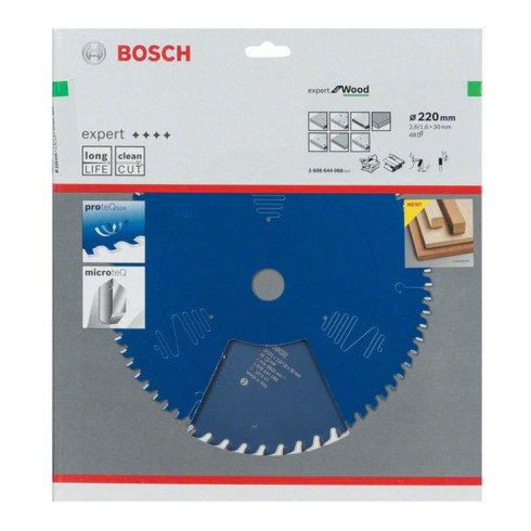 Bosch cirkelzaagblad Expert for Wood 220 x 30 x 2,6 mm 48