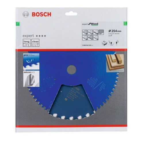 Bosch cirkelzaagblad Expert for Wood 254 x 30 x 2,6 mm 32