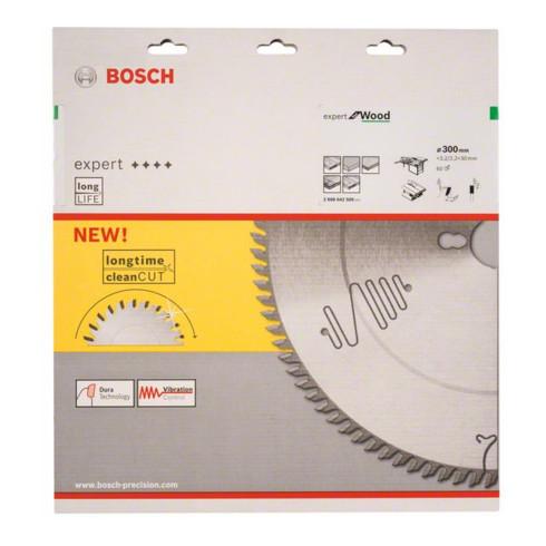 Bosch cirkelzaagblad Expert for Wood 300 x 30 x 3,2 mm 60