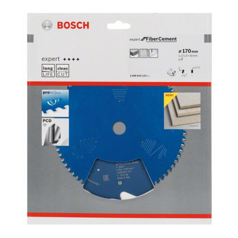 Bosch cirkelzaagblad Expert for Fibre Cement 170 x 30 x 2,2 mm 4