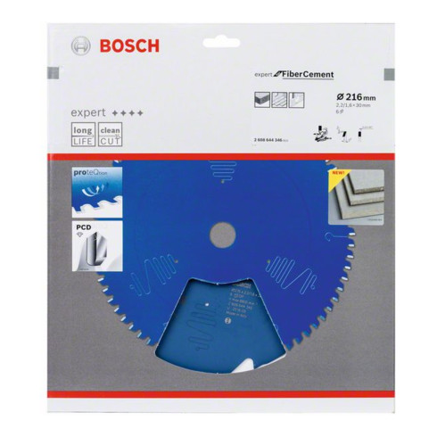 Bosch cirkelzaagblad Expert for Fibre Cement 216 x 30 x 2,2 mm 6