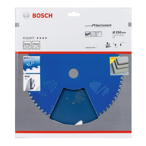 Bosch cirkelzaagblad Expert for Fibre Cement 250 x 30 x 2,4 mm 6