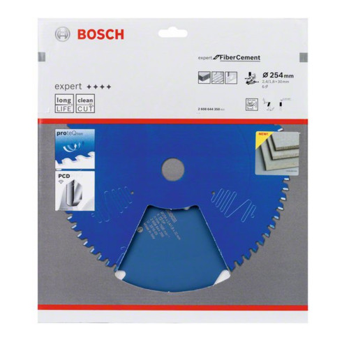 Bosch cirkelzaagblad Expert for Fibre Cement 254 x 30 x 2,4 mm 6