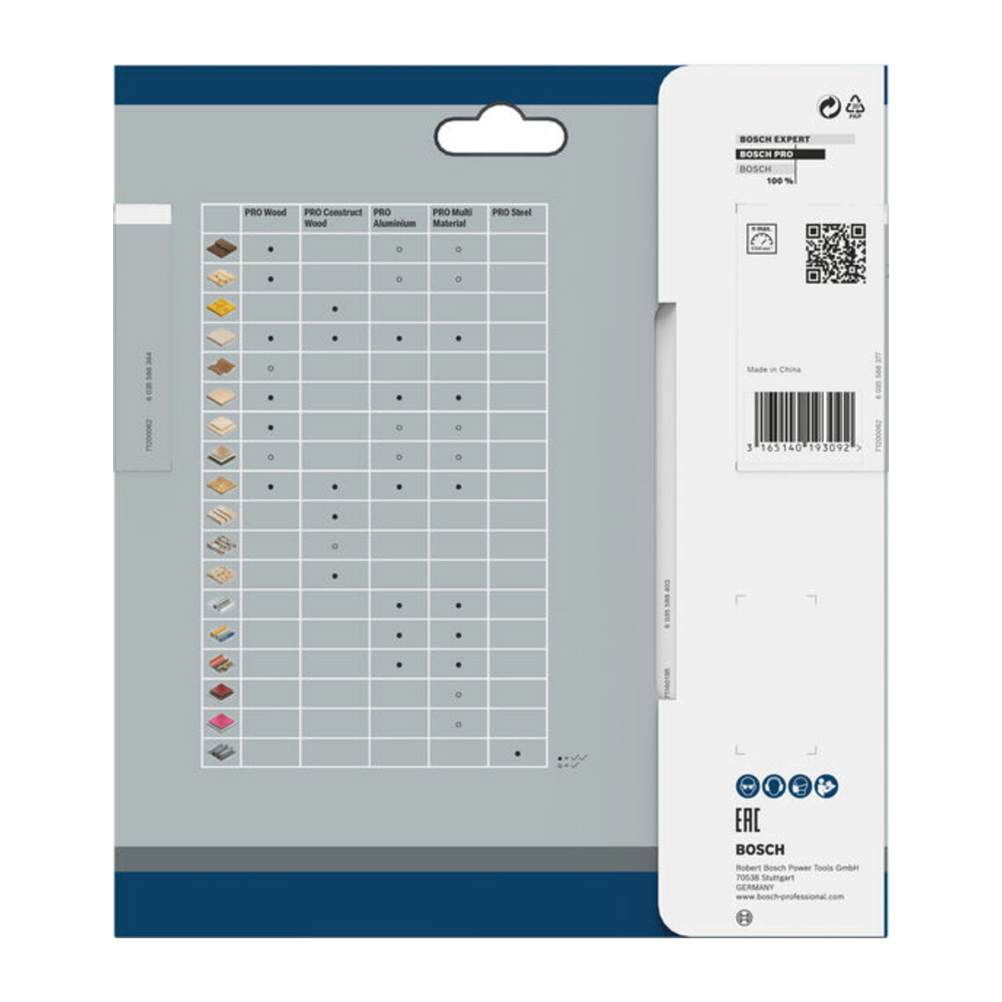 Bosch cirkelzaagblad Multi material 165 x 30 x 2,4 mm 42