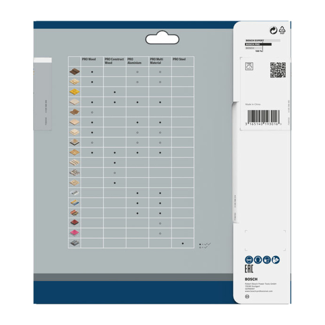 Bosch cirkelzaagblad Multi material 210 x 30 x 2,4 mm 54