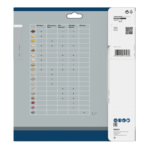 Bosch cirkelzaagblad Multi material 210 x 30 x 2,5 mm 80