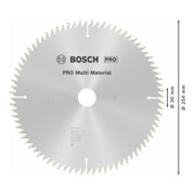 Bosch cirkelzaagblad Multi material 254 x 30 x 3,2 mm 80-2