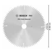 Bosch cirkelzaagblad Multi material 260 x 30 x 3,2 mm 80-5