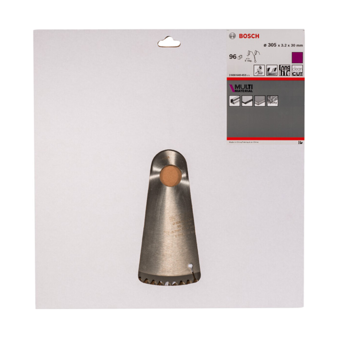 Bosch cirkelzaagblad Multi material 305 x 30 x 3,2 mm 96