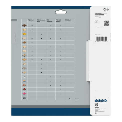 Bosch cirkelzaagblad Optiline Wood voor afkort- en verstekzagen 250 x 30 x 3,2 mm 40