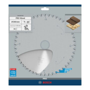 Bosch cirkelzaagblad Optiline Wood voor afkort- en verstekzagen 250 x 30 x 3,2 mm 60-5