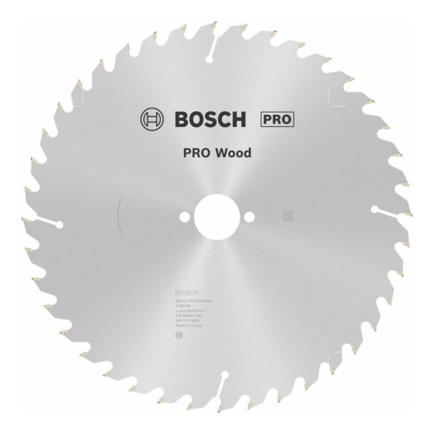 Bosch cirkelzaagblad Optiline Wood voor afkort- en verstekzagen 254 x 30 x 2,8 mm 40
