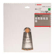 Bosch cirkelzaagblad Optiline Wood voor afkort- en verstekzagen, 254 x 30 x 2 mm 40 WZ/N-2
