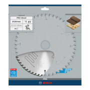 Bosch cirkelzaagblad Optiline Wood voor afkort- en verstekzagen 254 x 30 x 3,2 mm 60-2