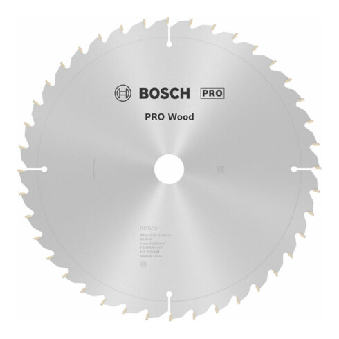Bosch cirkelzaagblad Optiline Wood voor afkort- en verstekzagen 305 x 30 x 2,5 mm 40