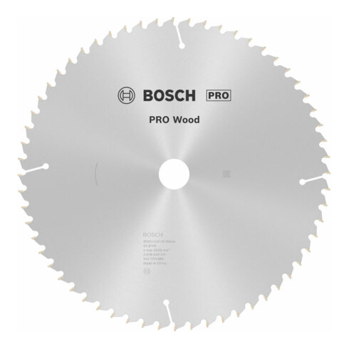 Bosch cirkelzaagblad Optiline Wood voor afkort- en verstekzagen 305 x 30 x 2,5 mm 60