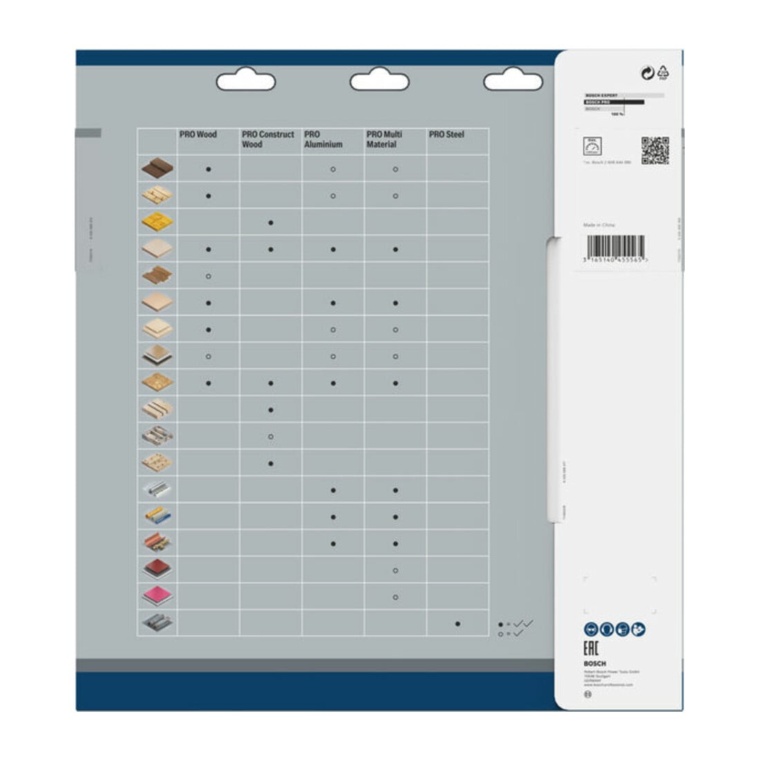 Bosch cirkelzaagblad Optiline Wood voor afkort- en verstekzagen 305 x 30 x 3,2 mm 60