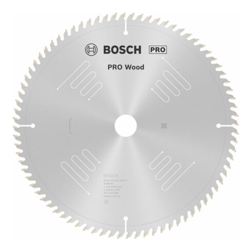 Bosch cirkelzaagblad Optiline Wood voor afkort- en verstekzagen 305 x 30 x 3,2 mm 80