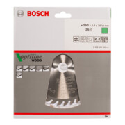 Bosch cirkelzaagblad Optiline Wood voor handcirkelzagen 150 x 20/16 x 2,4 mm 36-5