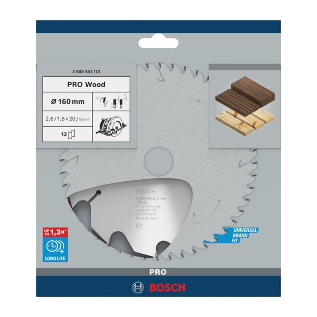 Bosch cirkelzaagblad Optiline Wood voor handcirkelzagen 160 x 20/16 x 2,6 mm 12