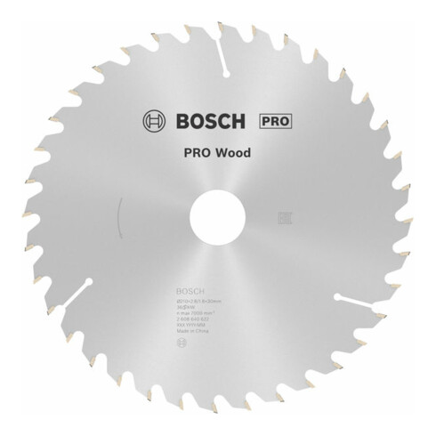 Bosch cirkelzaagblad Optiline Wood voor handcirkelzagen 210 x 30 x 2,8 mm 36