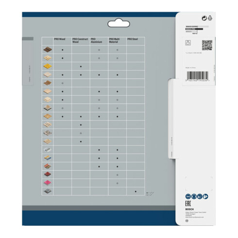 Bosch cirkelzaagblad Optiline Wood voor handcirkelzagen 250 x 30 x 3,2 mm 60