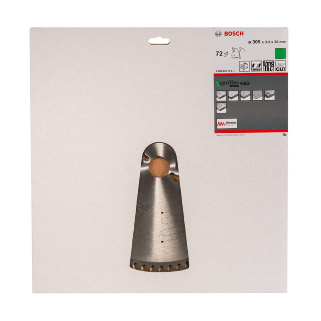 Bosch cirkelzaagblad Optiline Wood voor tafelcirkelzagen 305 x 30 x 3,2 mm 72