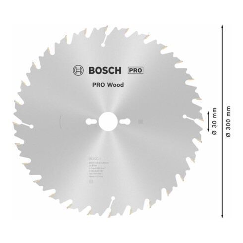 Bosch cirkelzaagblad PRO Wood 300 x 30 x 3,2 mm 28
