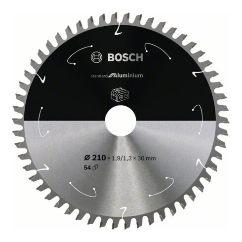 Bosch cirkelzaagblad Standard for Aluminium voor accutafelzagen