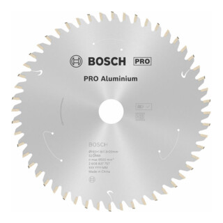 Bosch invalcirkelzaagblad Standard for Aluminium voor accu-invalcirkelzagen en handcirkelzagen en accu-metaalzagen