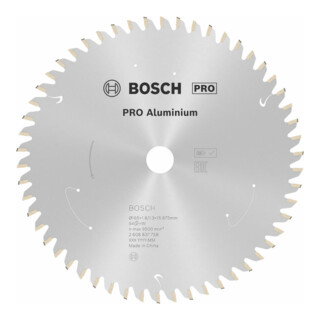 Bosch invalcirkelzaagblad Standard for Aluminium voor accu-invalcirkelzagen en handcirkelzagen en accu-metaalzagen